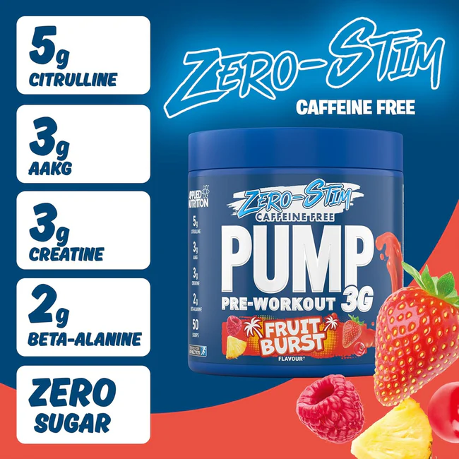 APPLIED NUTRITION PUMP 3G ZERO STIM - Image 1