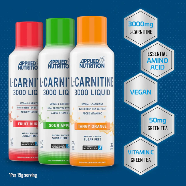 applied-nutrition-l-carnitine-3000-liquid-vegan-supplement APPLIED NUTRITION LIQUID L CARNITINE 3000 - Image 1